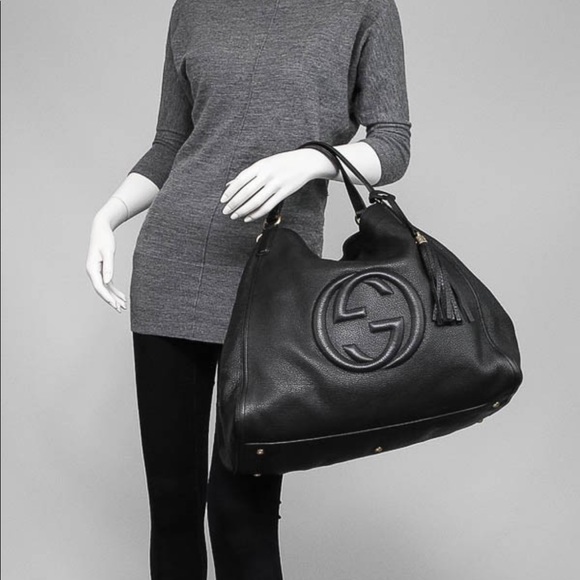 Gucci Soho Large Black Tote - Picture 2 of 9